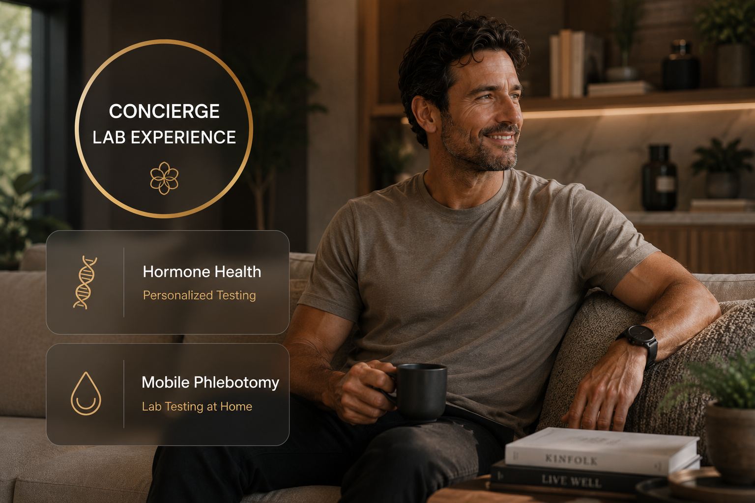 Concierge Men's Longevity + Hormones panel