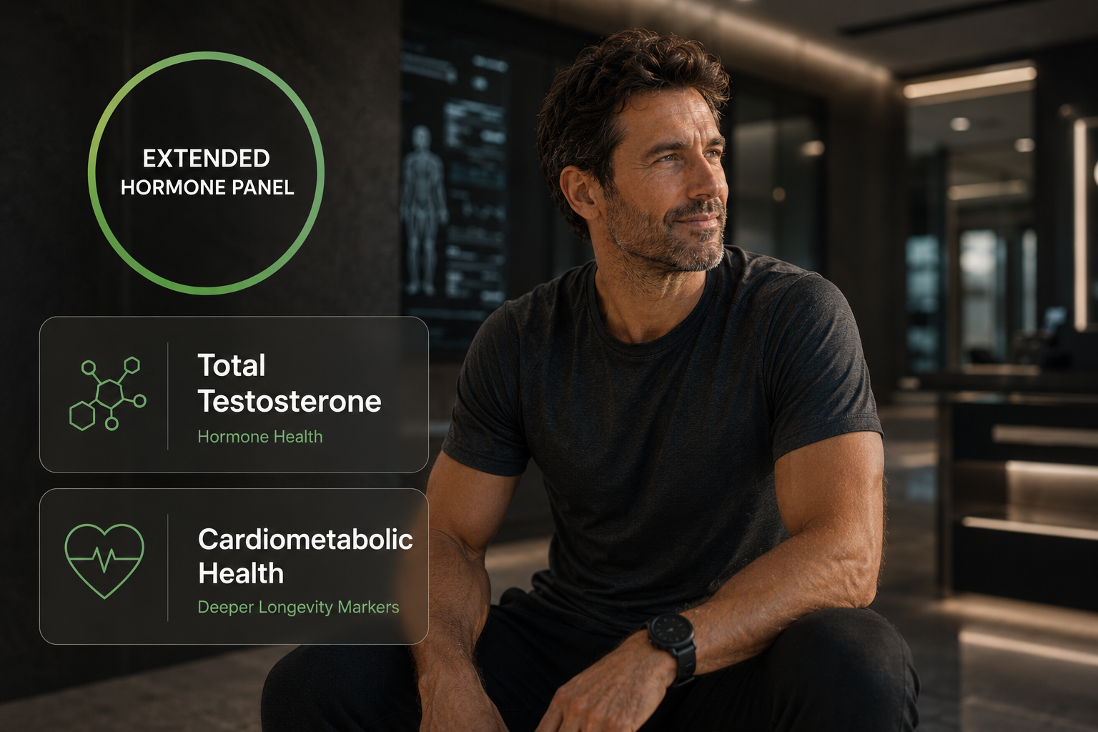 Men's Longevity + Hormones Extended panel